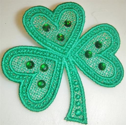 FSL Shamrock Brooch